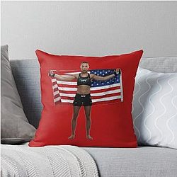 Rose Namajunas Throw Pillow