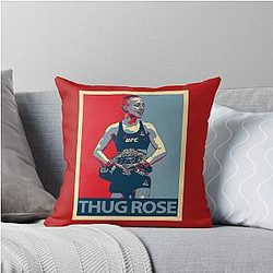 Rose Namajunas Throw Pillow