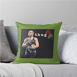 Rose Namajunas Thug Throw Pillow