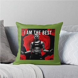 Rose Namajunas I Am Best Throw Pillow