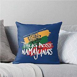 Thug Rose Namajunas Throw Pillow