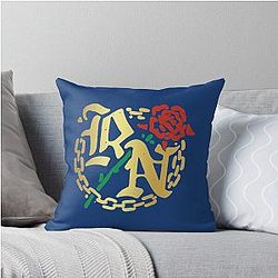 Vintage Rose Namajunas Throw Pillow