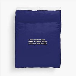 Rose Namajunas Peace Duvet Cover
