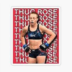 Rose Namajunas Thug Design Sticker