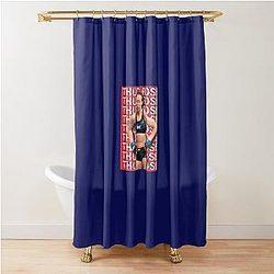 Rose Namajunas Thug Rose Design Shower Curtain