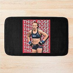 Rose Namajunas Thug Rose Design Bath Mat