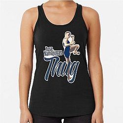 Thug Rose Namajunas Racerback Tank Top