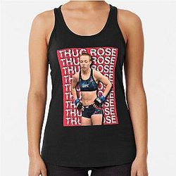 Rose Namajunas Thug Design Racerback Tank Top