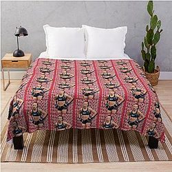Rose Namajunas Thug Rose Design Throw Blanket