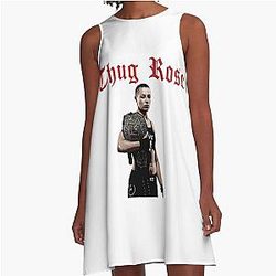 Rose Namajunas Thug Rose  A-Line Dress