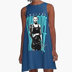 Thug Rose Namajunas A-Line Dress