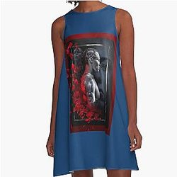 Thug Rose Namajunas Art A-Line Dress
