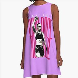 Rose Namajunas A Line Dress