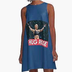Rose Namajunas Thug Rose Design A-Line Dress