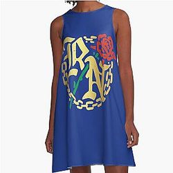 Vintage Rose A-Line Dress