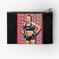 Rose Namajunas Thug Rose Design Zipper Pouch