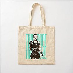 Thug Rose Namajunas Cotton Tote Bag