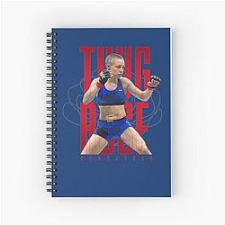 Thug Rose Namajunas Spiral Notebook
