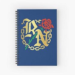 Vintage Rose Namajunas Spiral Notebook