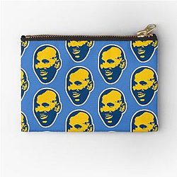 Royce Gracie Blue Zipper Pouch
