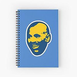 Royce Gracie Blue Spiral Notebook