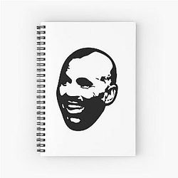 Royce Gracie Black Spiral Notebook