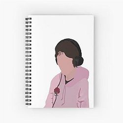 Rt Game Pink Jumper Spiral Notebook