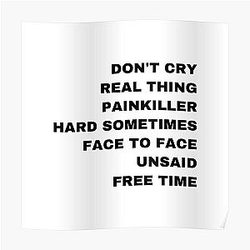 Free Time- Ruel (album list) Poster RB1608