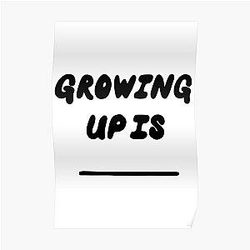 Ruel Merch Growing Up Is Poster RB1608
