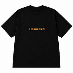 Orange Typography Icon Graphic LA 2205 Rufus Du Sol T-Shirt