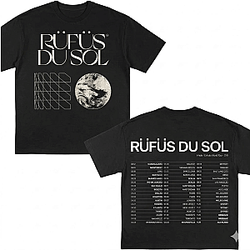 Abstract Geometric World Tour LA 2805 Rufus Du Sol T-Shirt