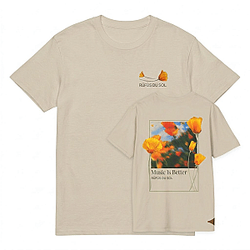 Music Is Better Floral LA 2206 Rufus Du Sol T-Shirt