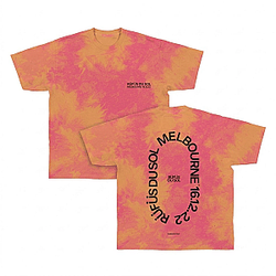 Sunset Melbourne Tour Tie Dye LA 2206 Rufus Du Sol T-Shirt