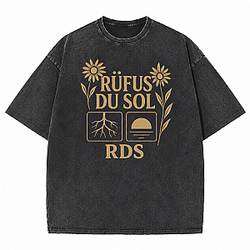 RUFUS DU SOL Vintage Graphic HTCT2907 Rufus Du Sol T-Shirt