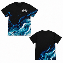 Blue Liquid Wave LA1008 Rufus Du Sol T-Shirt