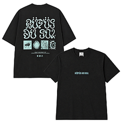Inhale Exhale World Tour 2026 Green Words DTNK1708 Rufus Du Sol T-Shirt