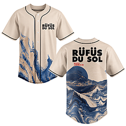 North America Tour 2026 DTNK Rufus Du Sol Baseball Jersey