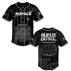 Kansas City Royals x RUFUS DU SOL 2026 Tour DTNK1808 Rufus Du Sol Baseball Jersey