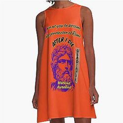Gladiator Quotes Russell Crowe Maximus A-Line Dress