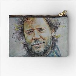 Russell Crowe Portrait Zipper Pouch