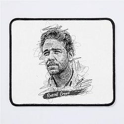 Russell Crowe Sketch Art Gift For Fans Mouse Pad