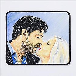 Russell Crowe and Danielle Spencer Mouse Pad