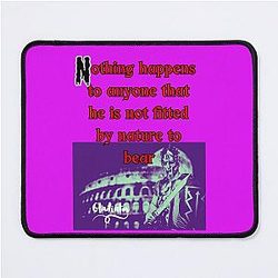 Gladiator Movie Quote Russell Crowe Maximus Mousepad