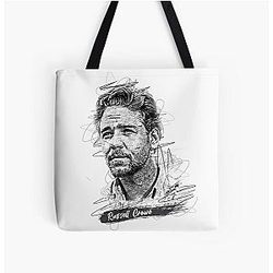 Russell Crowe Abstract Sketch Art Gift For Fans Over Print Tote Bag
