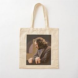 Painting Russell Crowe Cotton Tote Bag