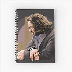Painting Russell Crowe Spiral Notebook