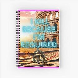 Gladiator Russell Crowe Maximus Spiral Notebook