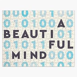 A Beautiful Mind, Russell Crowe, Ron Howard, John Nash, Jennifer Connelly Jigsaw Puzzle