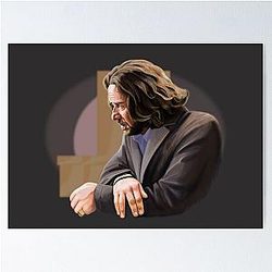 Painting Russell Crowe Poster