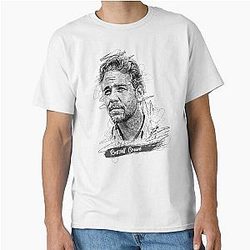 Russell Crowe Abstract Sketch Art Gift For Russell Crowe Fans Classic T-Shirts